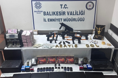 BALIKESİR EMNİYETİNDEN DEV DOLANDIRICILIK OPERASYONU