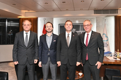 BANDIRMA TİCARET BORSA’SINDAN, BAŞKAN AKIN’A ZİYARET