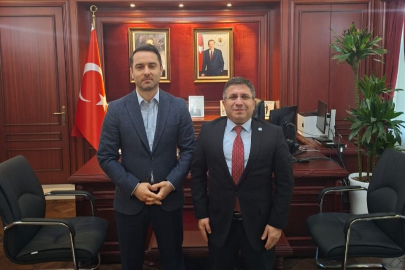 REKTÖR OĞURLU’DAN TAŞKENT BÜYÜKELÇİSİ UFUK ULUTAŞ’A ZİYARET