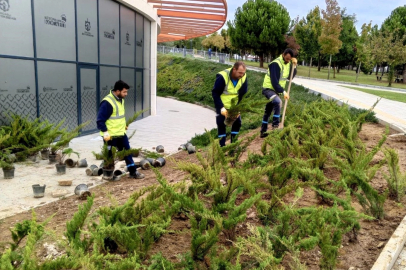 Dilovası Millet Bahçesi'nde dip köşe temizliği