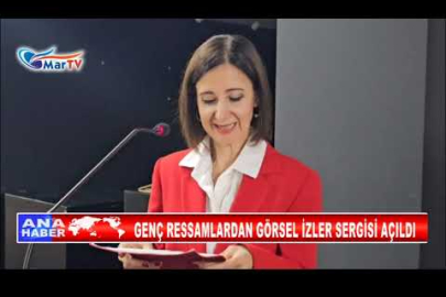GENÇ RESSAMLARDAN GÖRSEL İZLER SERGİSİ AÇILDI