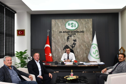 MANYAS HEYETİ’NDEN DSİ 25. BÖLGE MÜDÜRLÜĞÜ'NE ZİYARET