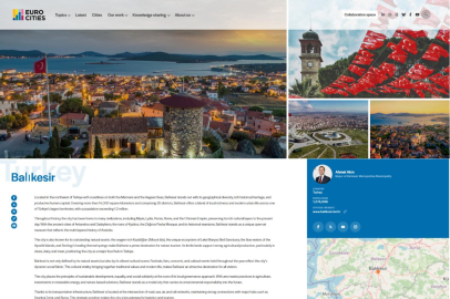 BALIKESİR BÜYÜKŞEHİR BELEDİYESİ, AVRUPA ŞEHİRLER BİRLİĞİ’NE KATILDI