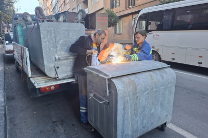 BANDIRMA BELEDİYESİ ÇÖP KONTEYNERLERİNİ YENİLEDİ