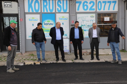 GÖNEN’DE ASFALT ÇALIŞMALARI YERİNDE DENETLENDİ