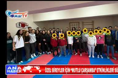 ÖZEL BİREYLER İÇİN “MUTLU ÇARŞAMBA” ETKİNLİKLERİ SÜRÜYOR