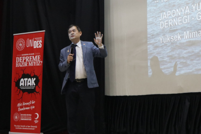 UZMAN MORİWAKİ BANDIRMA’DA DEPREM GERÇEĞİNİ ANLATTI