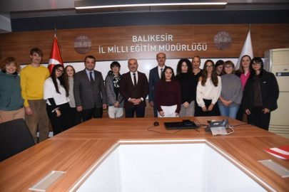İTALYAN ÖĞRENCİLER VE ÖĞRETMENLER ERASMUS KAPSAMINDA BALIKESİR’DE