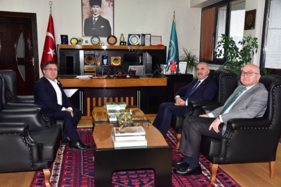 DEMİR’DEN BAÜN REKTÖRÜNE VEDA ZİYARETİ