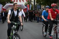 BALIKESİR’DE PEDALLAR SAĞLIK İÇİN DÖNÜYOR