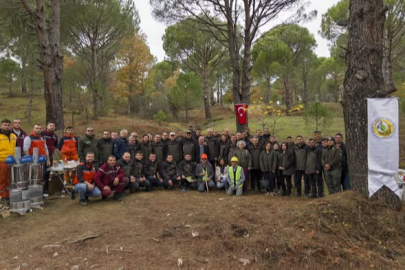 BALIKESİR OBM’DEN FISTIK ÇAMI BUDAMA TATBİKATI’NDA AKTİF ROL