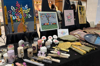 Sakarya'da Engelsiz Hobi Atölyesi ürünleri ilgi gördü