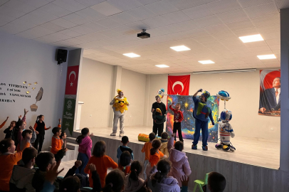 KEPSUT’TA MİNİK ÖĞRENCİLER “SIFIR ATIK” OYUNUYLA BULUŞTU