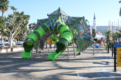 Muğla'da çocuklara modern ve güvenli oyun alanı