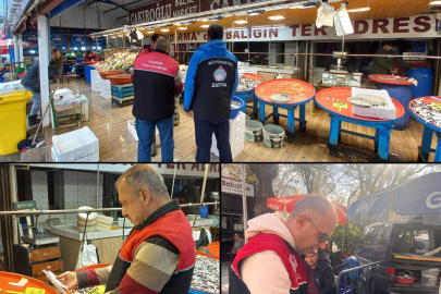 BANDIRMA BALIK HALİ’NDE SU ÜRÜNLERİ DENETİMİ