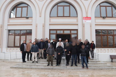 DENETİMLİ SERBESTLİK YÜKÜMLÜLERİNE MANEVİ REHBERLİK ZİYARETİ