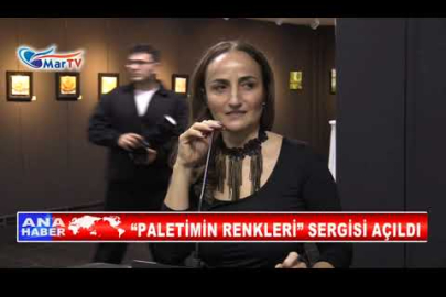 “PALETİMİN RENKLERİ” SERGİSİ AÇILDI