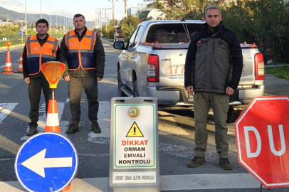 BALIKESİR KARAYOLLARINDA ORMAN EMVALİ DENETİMİ