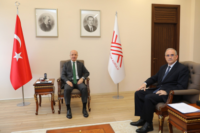 BANDIRMA REKTÖRÜ, YÖK BAŞKANI’NA ÇALIŞMALARI ANLATTI