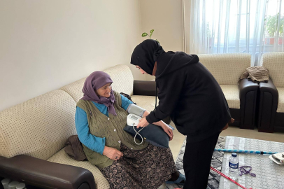 KEPSUT’TA MAHALLELERE MOBİL SAĞLIK HİZMETİ