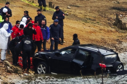 ELİF KUMAL’IN ARACI GÖLETTEN ÇIKARILDI