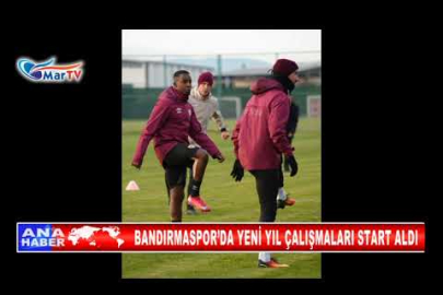 BANDIRMASPOR’DA YENİ YIL ÇALIŞMALARI START ALDI