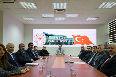 BALIKESİR İL SAĞLIK MÜDÜRLÜĞÜ’NDE 2026 YILI PROJELERİ KONUŞULDU