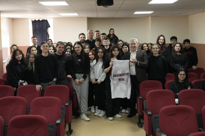 BANDIRMA BORDO BASKETBOL OYUNCULARI ÖĞRENCİLERLE BULUŞTU