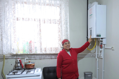 Kayseri Büyükşehir'in 'kombi kampanyası' 4 bin haneyi ısıtıyor