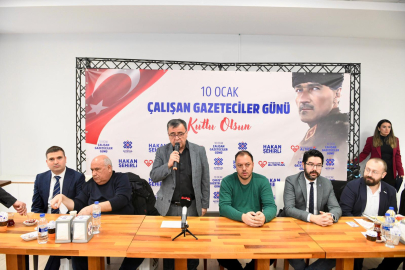 BAŞKAN HAKAN ŞEHİRLİ, ÇALIŞAN GAZETECİLER GÜNÜ’NDE BASINLA BULUŞTU