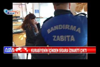 KURABİYENİN İÇİNDEN SİGARA İZMARİTİ ÇIKTI