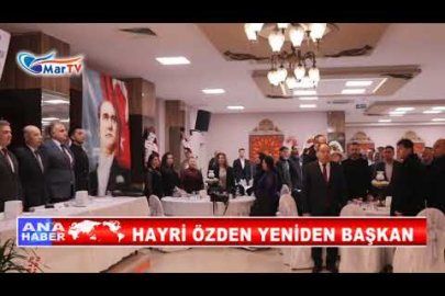 HAYRİ ÖZDEN YENİDEN BAŞKAN