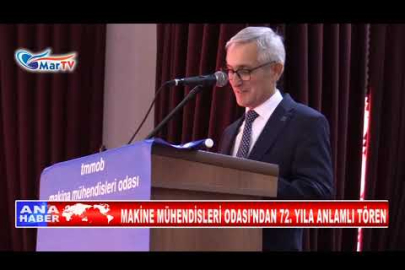 MAKİNE MÜHENDİSLERİ ODASI’NDAN 72 YILA ANLAMLI TÖREN