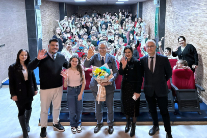 BAŞKAN MİRZA DOĞA KOLEJİ ÖĞRENCİLERİYLE BULUŞTU