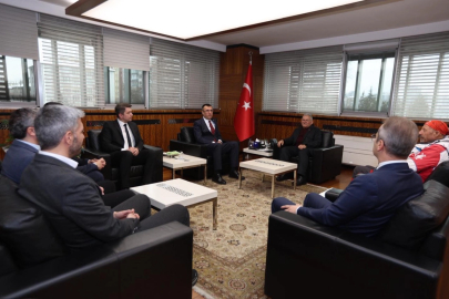 Kayseri Büyükşehir Dağcılık Federasyonu'nu ağırladı