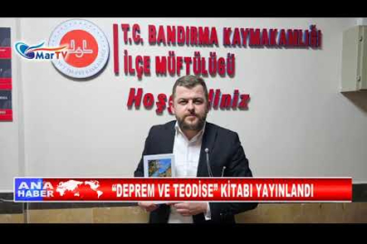 “DEPREM VE TEODİSE” KİTABI YAYINLANDI