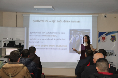 BANDIRMA DENETİMLİ SERBESTLİK’TE İŞ GÜVENLİĞİ FARKINDALIĞI