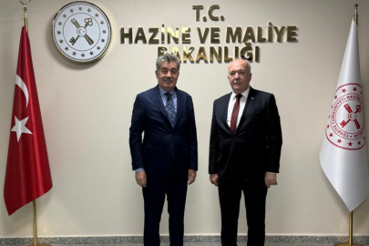 BAŞKAN BAHÇAVAN, BAKAN YARDIMCISI CANTİMUR İLE BİR ARAYA GELDİ
