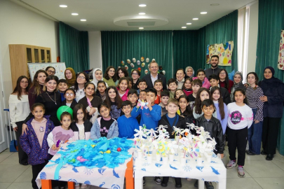 AYVALIK’TA ÇOCUKLAR SANATLA VE YARATICILIKLA BULUŞTU