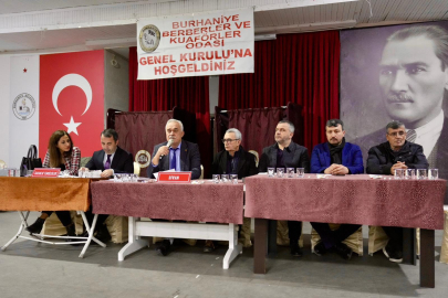 BURHANİYE BERBERLER VE KUAFÖRLER ODASI’NDA OLAĞAN GENEL KURUL HEYECANI