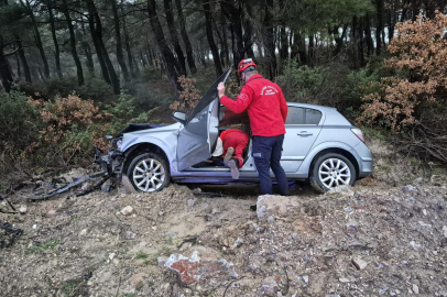 SAVAŞTEPE’DE TRAFİK KAZASI, 1 KİŞİ HAFİF YARALANDI