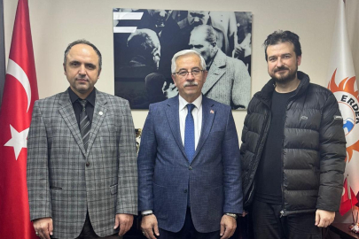 YENİ DEKANDAN ERDEK BELEDİYESİ’NE NEZAKET ZİYARETİ