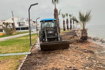 BURHANİYE’DE OLUMSUZ HAVA KOŞULLARINA KARŞI MAZGALLAR TEMİZLENDİ