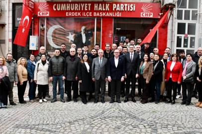 ERDEK’TE CHP’DEN YOĞUN MESAİ