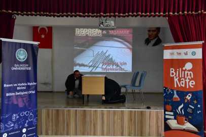 MİNİK ÖĞRENCİLERE DEPREM BİLİNCİ ANLATILDI