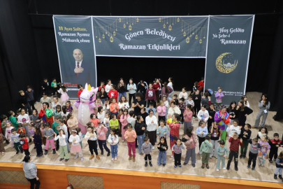 RAMAZAN’DA GÖNENLİ MİNİKLERE “AŞUK İLE MAŞUK” GÖSTERİSİ