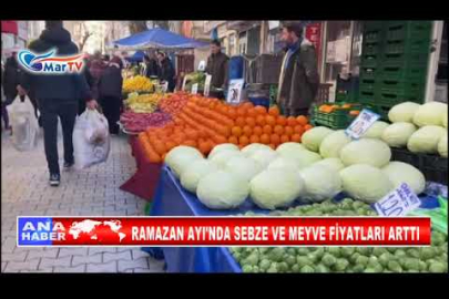 RAMAZAN AYI'NDA SEBZE VE MEYVE FİYATLARI ARTTI