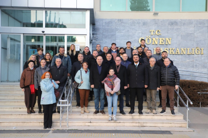 CHP’Lİ SARI GÖNEN’DE TEMASLARDA BULUNDU