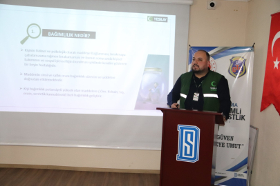 BANDIRMA’DA YÜKÜMLÜLERE BAĞIMLILIKLA MÜCADELE EĞİTİMİ