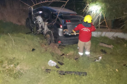 BANDIRMA YOLUNDA ÇİFT TARAFLI KAZA: 1 YARALI